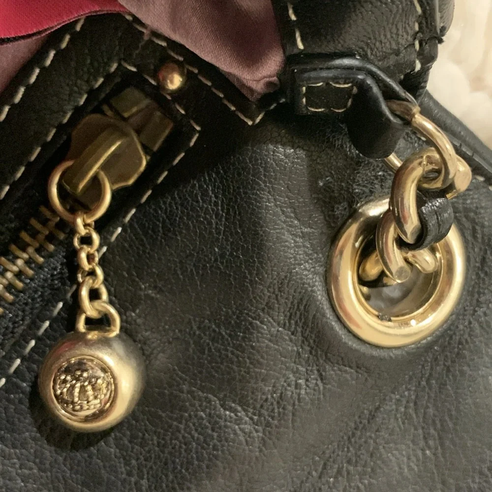 Vintage Y2K Juicy Couture Wild Stitch Quilted Leather Crossbody Bag Rare
